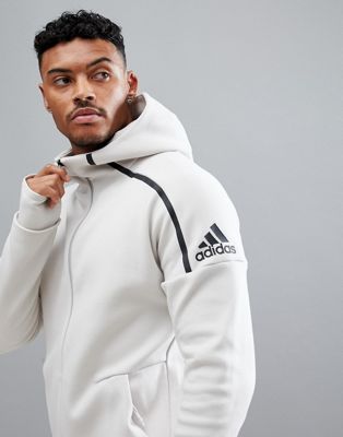 Adidas ZNE 2 hoodie in cream cw1347 | ASOS