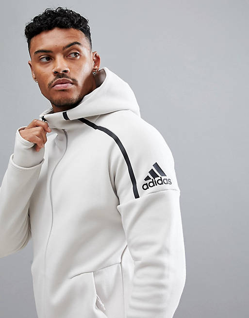Adidas Zne 2 Hoodie In Cream Cw1347 Asos