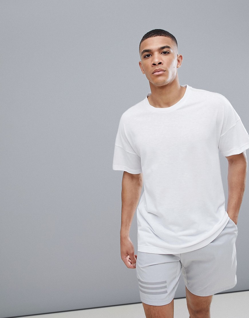 Adidas - ZNE 2 - T-shirt tecnica bianca CE9552-Bianco