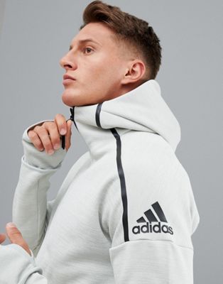 adidas ZNE Hoodie In Grey Heather CY9904 | ASOS