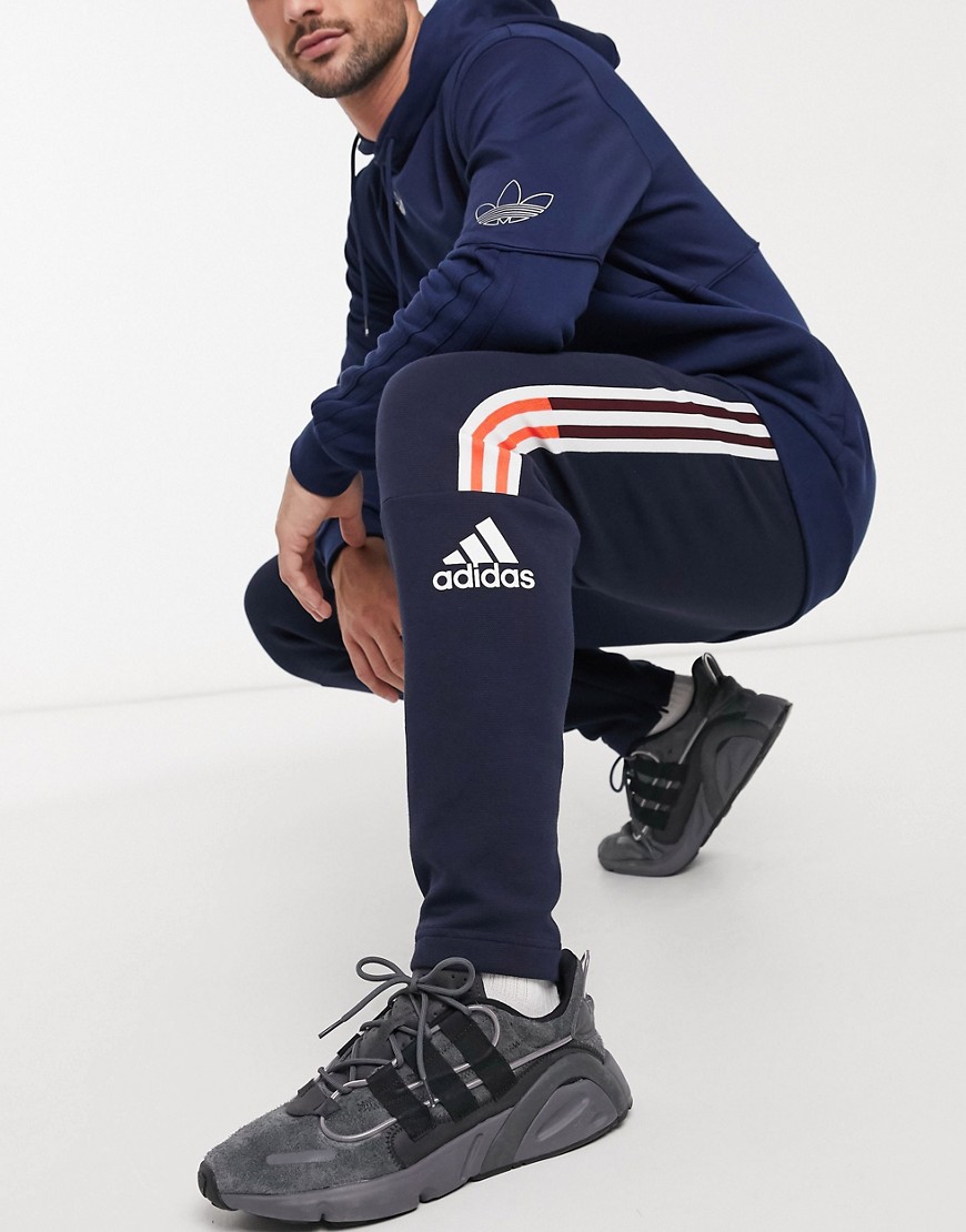 adidas Z.N.E joggers in legend ink-Navy