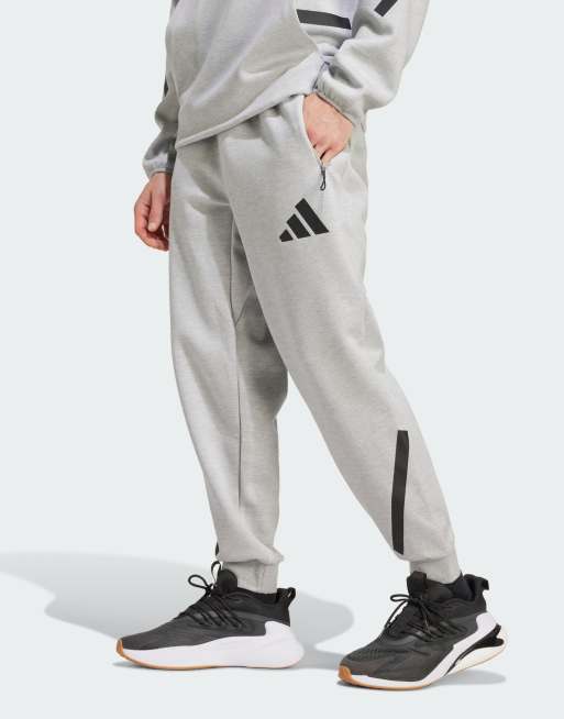 adidas – Z.N.E. – Premium – Grå träningsbyxor