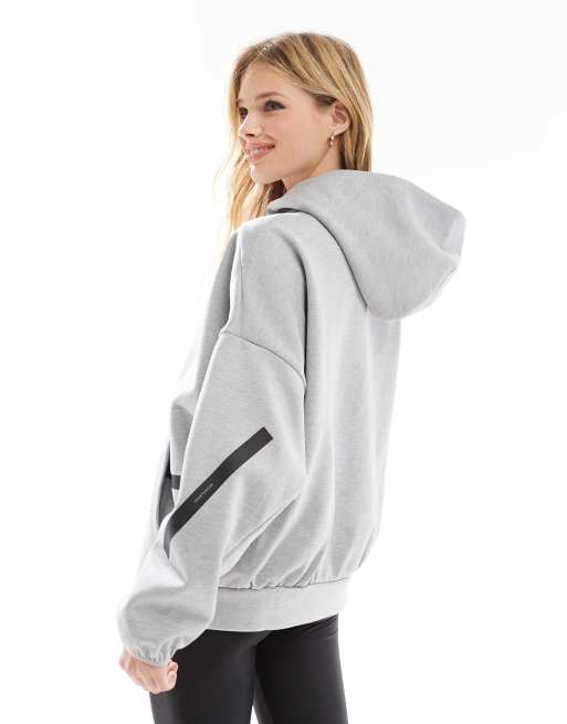 adidas premium hooded sweatshirt in grey ASOS