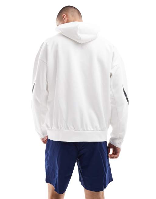 adidas Z.N.E. premium hoodie in white | ASOS