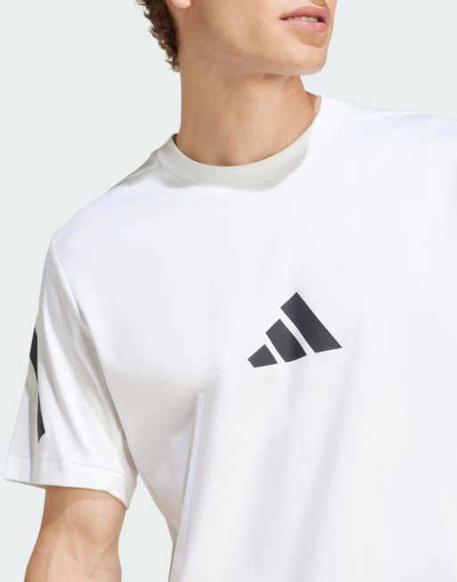 adidas Z.N.E. premium t-hhirt in white | ASOS