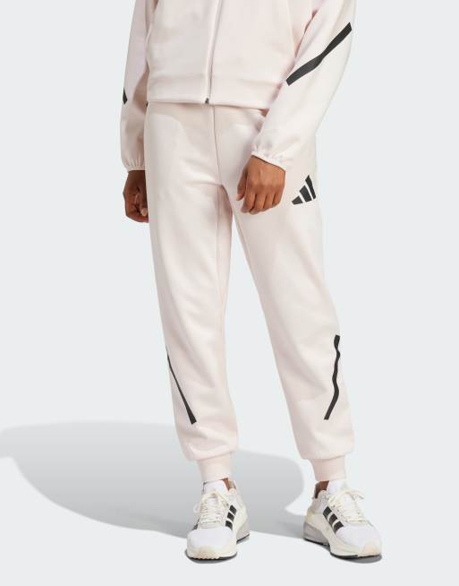 Pink adidas tracksuit bottoms online