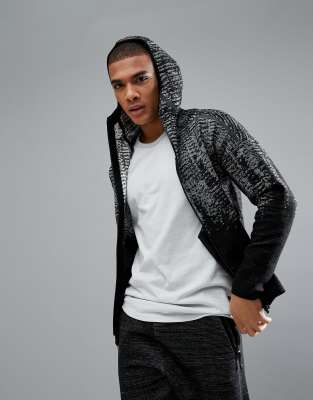 adidas ZNE Pulse Knit Hoodie In Black 