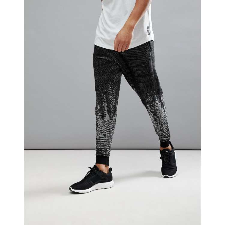 belofte bladerdeeg lied adidas ZNE Pulse Knit Track Sweatpants In Black Marl BQ4840 | ASOS