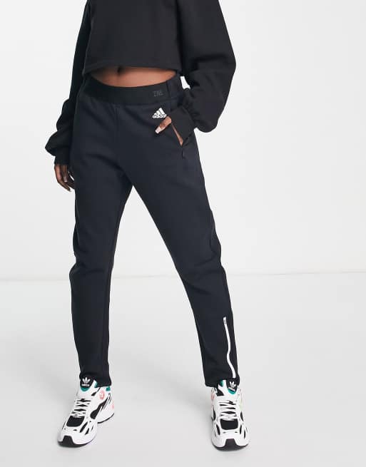 Adidas tracksuit hotsell bottoms womens black