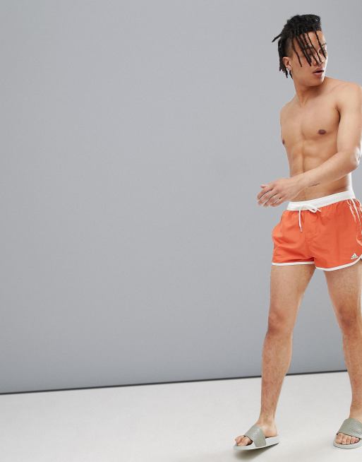 adidas - Zwemkleding - Zwemshort met split in oranje DJ2140, 4 van 4