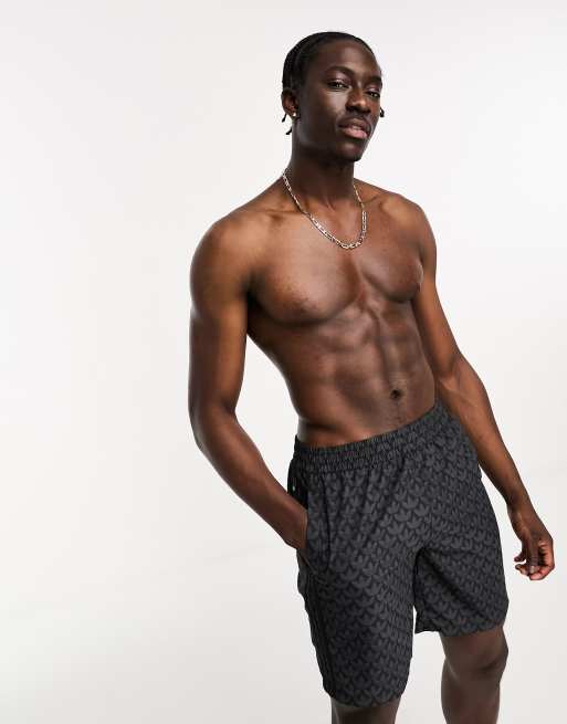 adidas - Zwemmen - Short met monogram in zwart