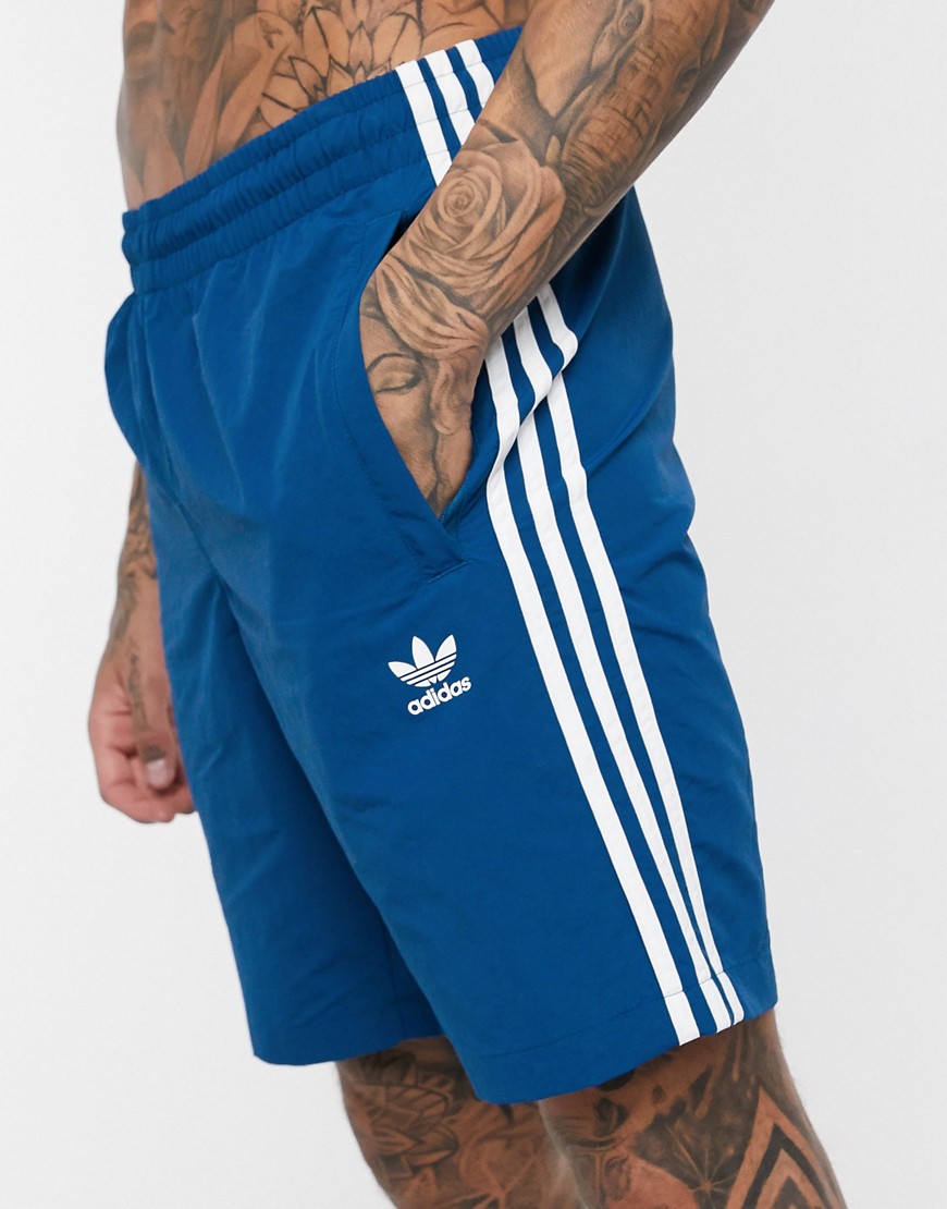 Adidas - Zwemshort met 3-stripe-Blauw