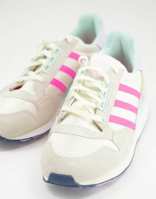 adidas – ZX 500 – Kremowe buty sportowe, 4 z 4