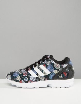 Adidas ZX FLUX Performance Floral Print Trainers | ASOS