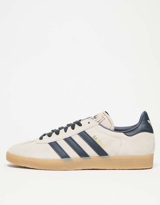 adidas Originals – Gazelle – Buty sportowe w kolorze taupe i indygo