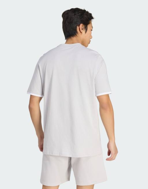adidasperformance Entrada 26 T-Shirt in Hellgrau und Weiß, 3 von 4