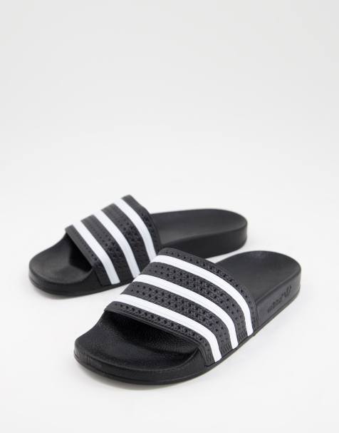 Adilette badesandaler i sort fra adidas Originals - view 1
