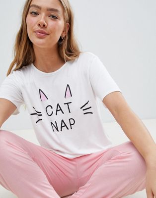 Adolescent Clothing - Cat Nap - Lange pyjamaset-Multi