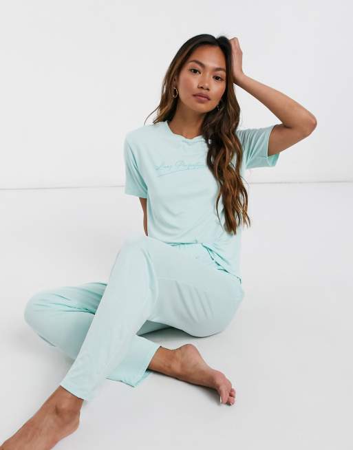 Adolescent Clothing lazy perfectionist t-shirt and pants pajama set