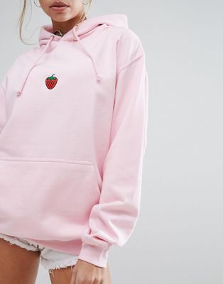 strawberry adidas sweatshirt