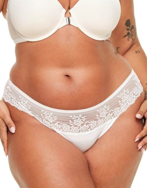 Adore Me Alara cheeky panties in white
