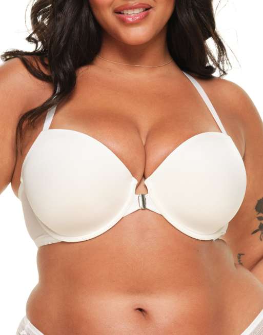 Adore Me Alara contour demi bra in white
