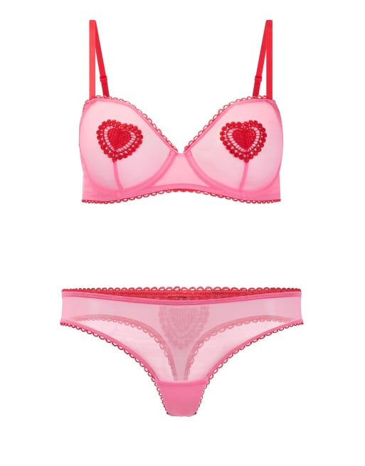 Adore Me Alyshia set in medium pink