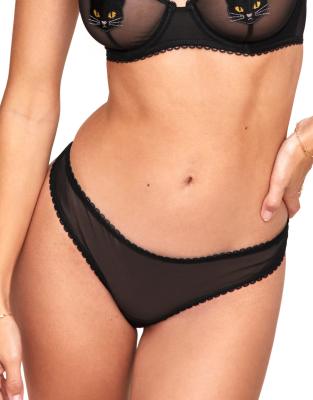 Adore Me Alyshia Thong Panties In Black