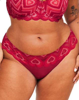 Adore Me Amorina Cheeky Panties In Red