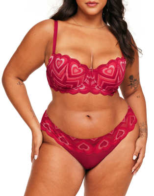 Adore Me Amorina Cheeky Panties In Red