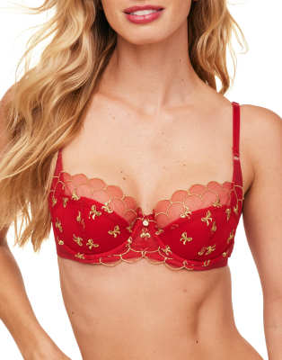 Adore Me Bettie Contour Balconette Bra In Red