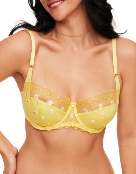 Adore Me Bettie contour balconette bra in light yellow