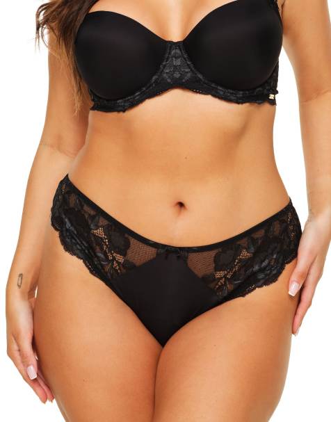 Adore Me Chelsi brazilian panties in black - view 1