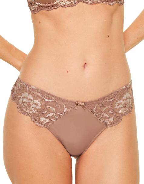 Adore Me Chelsi brazilian panties in medium beige - view 1