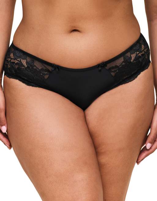 Adore Me Chelsi hipster panties in black
