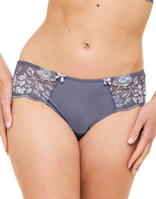 Adore Me Chelsi hipster panties in dark gray