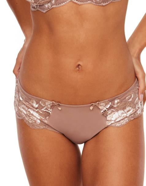 Adore Me Chelsi hipster panties in medium beige - view 1