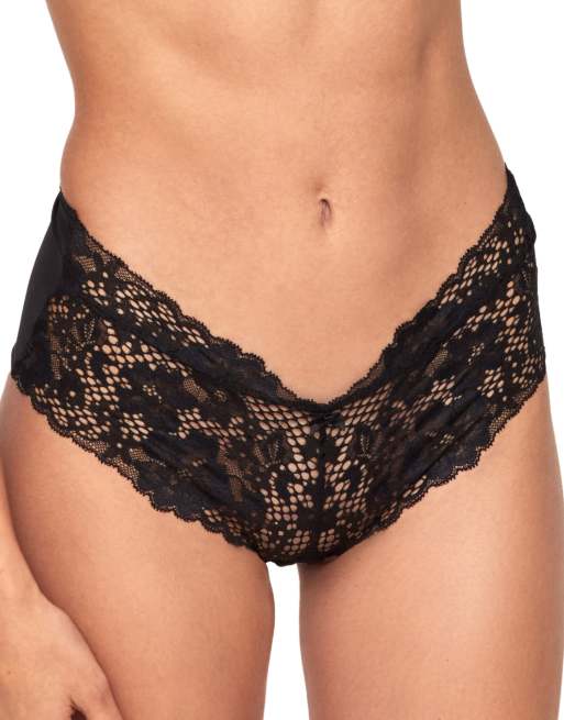 Adore Me Cinthia hipster panties in black