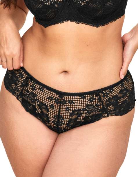 Adore Me Cinthia hipster panties in black - view 1