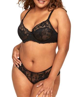 Adore Me Cinthia Thong Panties In Black