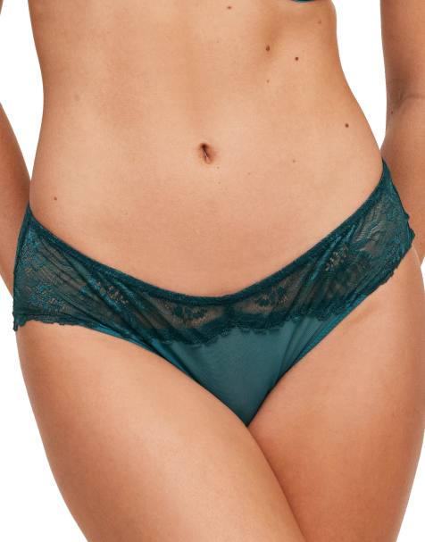 Adore Me Cyla hipster panties in dark green - view 1