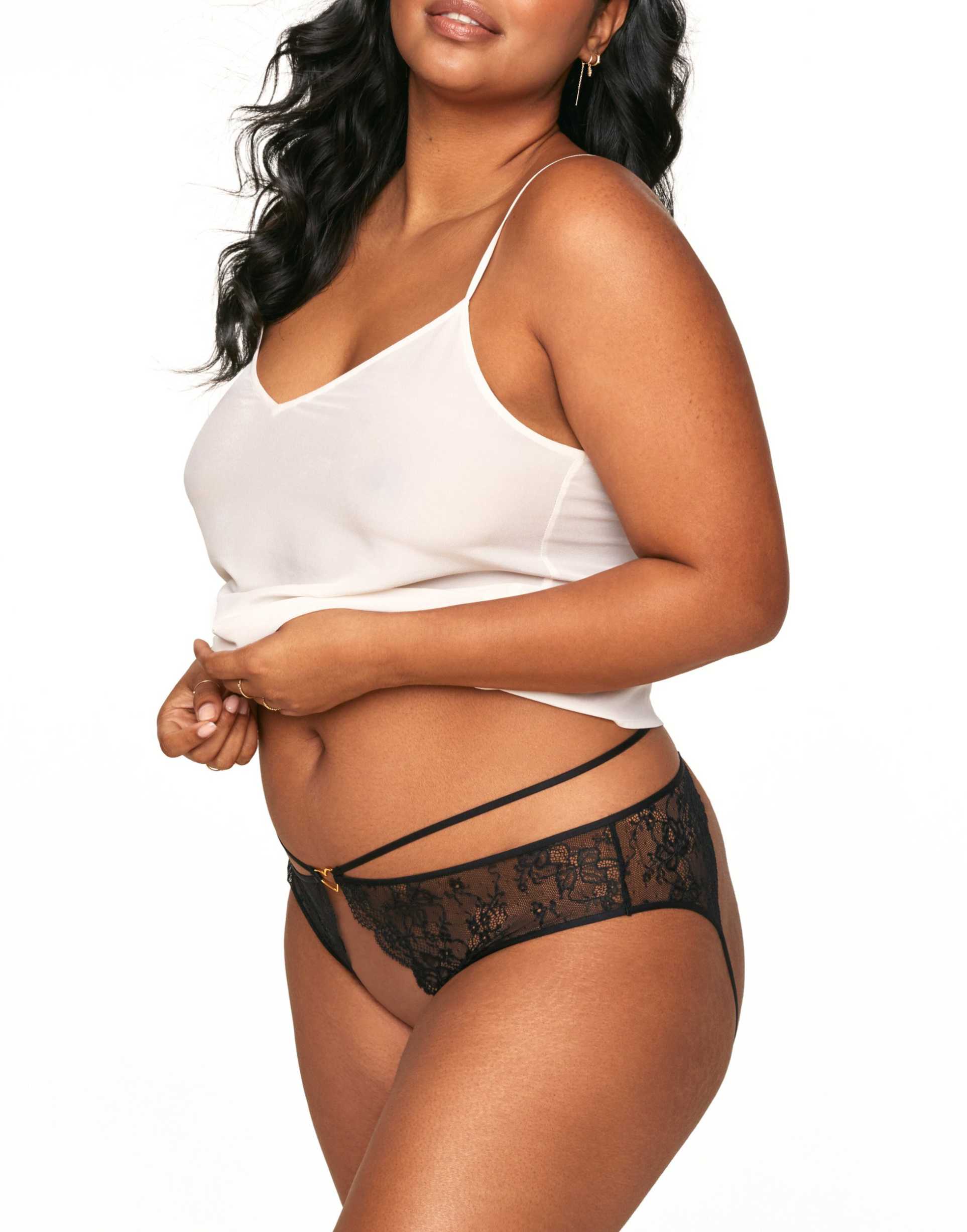 adore me danielle bikini panties in black
