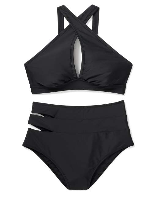 Adore Me Demi set in black