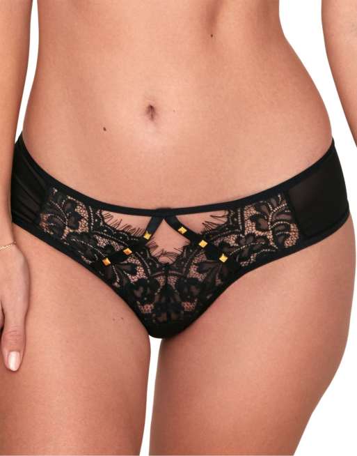 Adore Me Emmeline cheeky panties in black