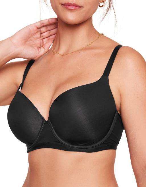 Adore Me Fallon contour full coverage bra in black