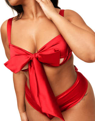 Adore Me Gynger Bikini Panties In Red