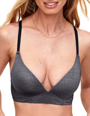 Adore Me Helynn Contour Plunge Bra In Black