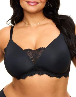Adore Me Jainey Contour Plunge Bra In Black