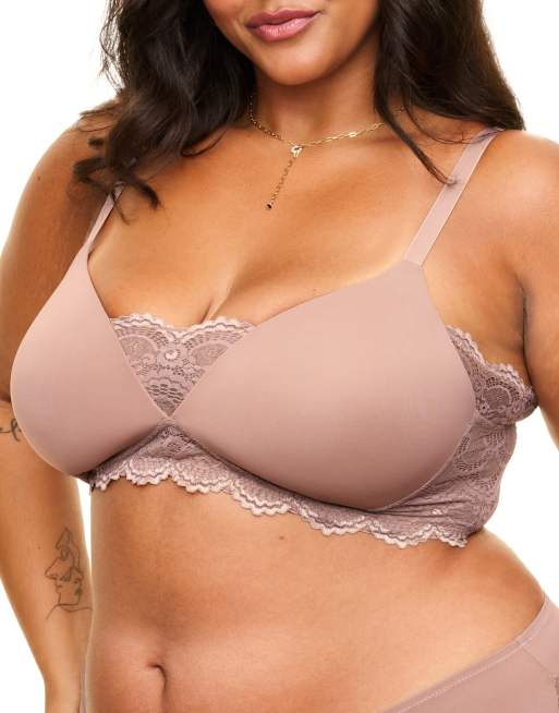 Adore Me Jainey contour plunge bra in medium beige