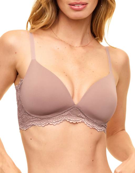 Adore Me Jainey contour plunge bra in medium beige